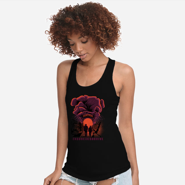 We Have To Endure And Survive-Womens-Racerback-Tank-rmatix