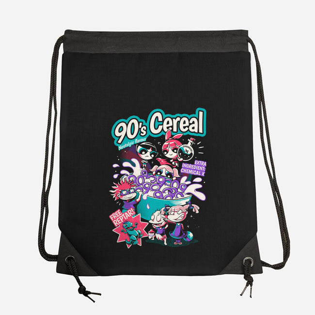 90s Cereal-None-Drawstring-Bag-yumie