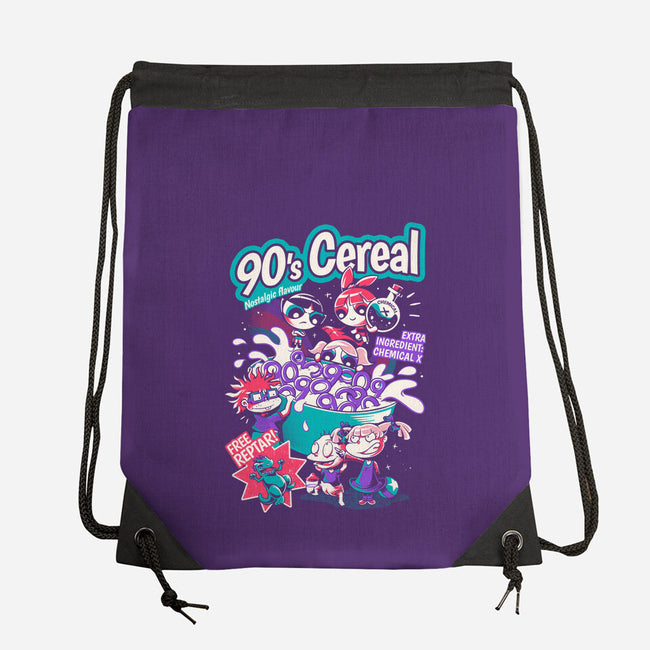 90s Cereal-None-Drawstring-Bag-yumie