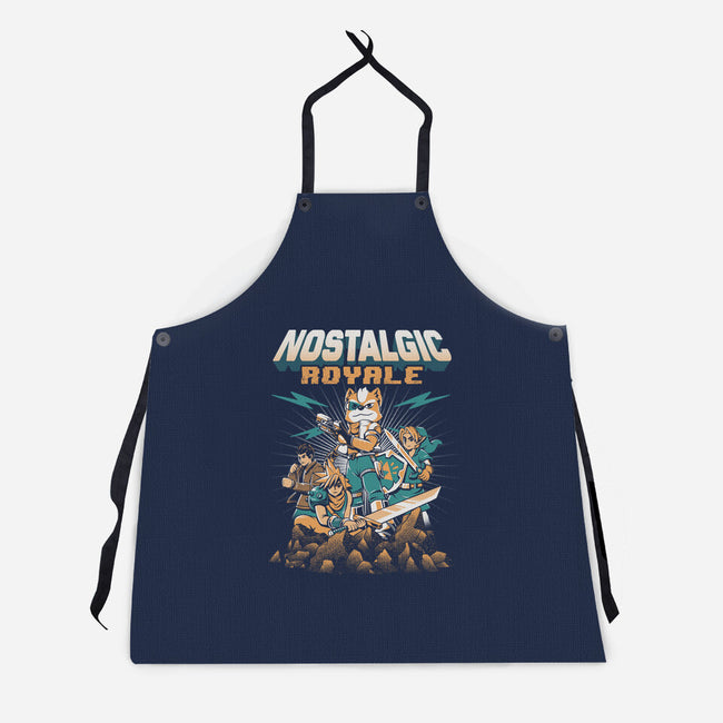 Nostalgic Royale-Unisex-Kitchen-Apron-yumie