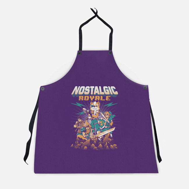 Nostalgic Royale-Unisex-Kitchen-Apron-yumie
