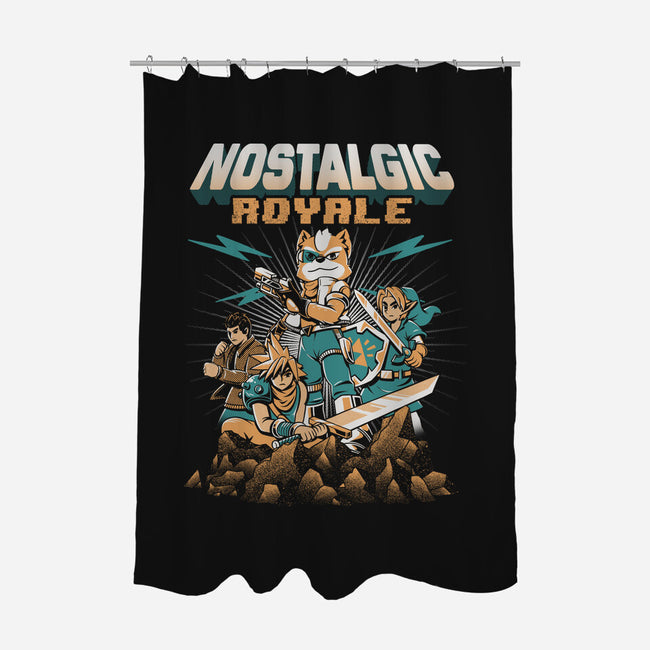 Nostalgic Royale-None-Polyester-Shower Curtain-yumie