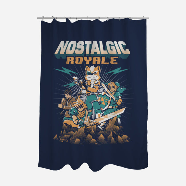 Nostalgic Royale-None-Polyester-Shower Curtain-yumie