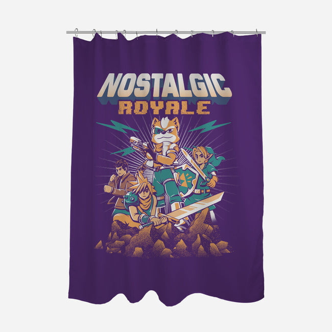 Nostalgic Royale-None-Polyester-Shower Curtain-yumie