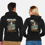 Nostalgic Royale-Unisex-Zip-Up-Sweatshirt-yumie