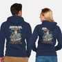 Nostalgic Royale-Unisex-Zip-Up-Sweatshirt-yumie