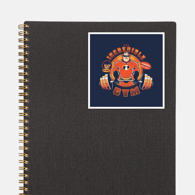 Incredible Gym-None-Glossy-Sticker-yumie