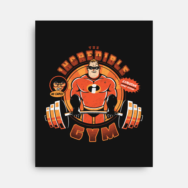 Incredible Gym-None-Stretched-Canvas-yumie