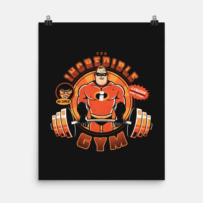Incredible Gym-None-Matte-Poster-yumie