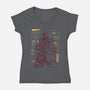 Zero Man-Womens-V-Neck-Tee-yumie