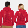 Zero Man-Unisex-Zip-Up-Sweatshirt-yumie