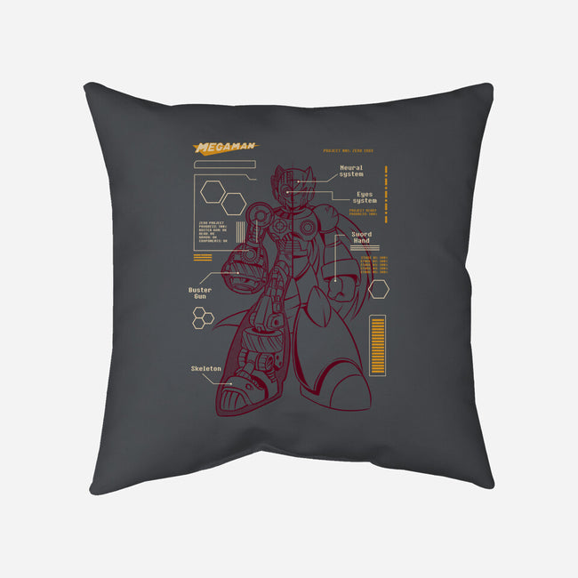 Zero Man-None-Removable Cover w Insert-Throw Pillow-yumie