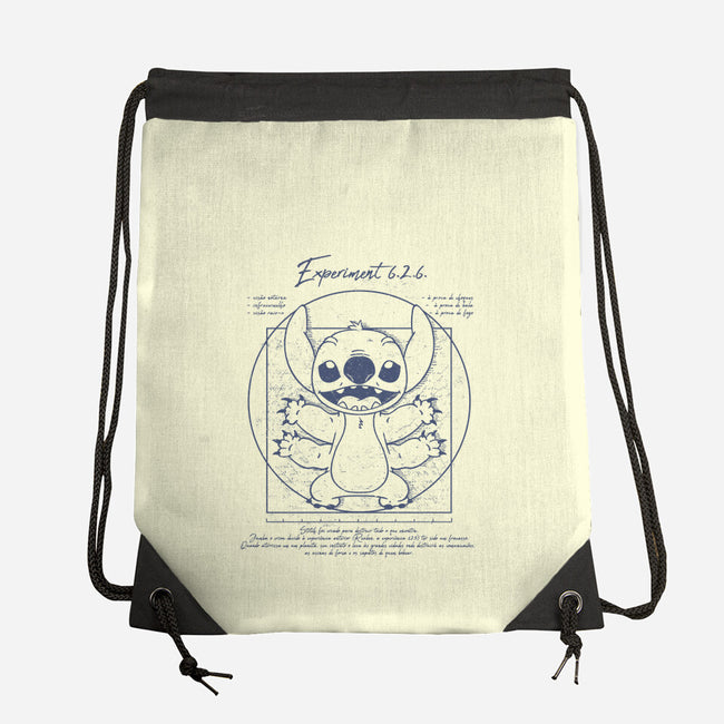 Stitch Vtruviano-None-Drawstring-Bag-yumie