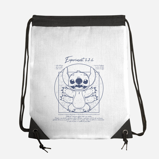Stitch Vtruviano-None-Drawstring-Bag-yumie