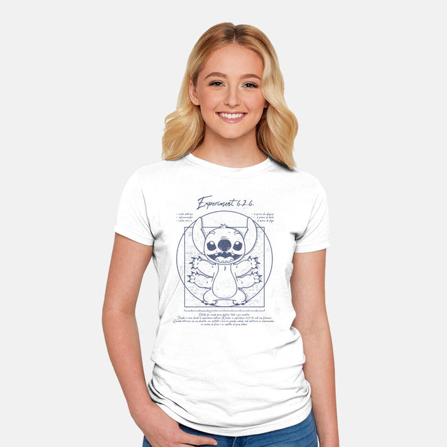 Stitch Vtruviano-Womens-Fitted-Tee-yumie
