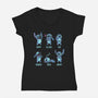 Stitch Emotions-Womens-V-Neck-Tee-yumie