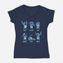 Stitch Emotions-Womens-V-Neck-Tee-yumie