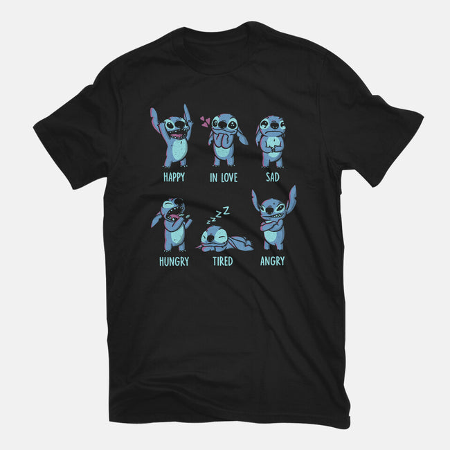 Stitch Emotions-Mens-Basic-Tee-yumie