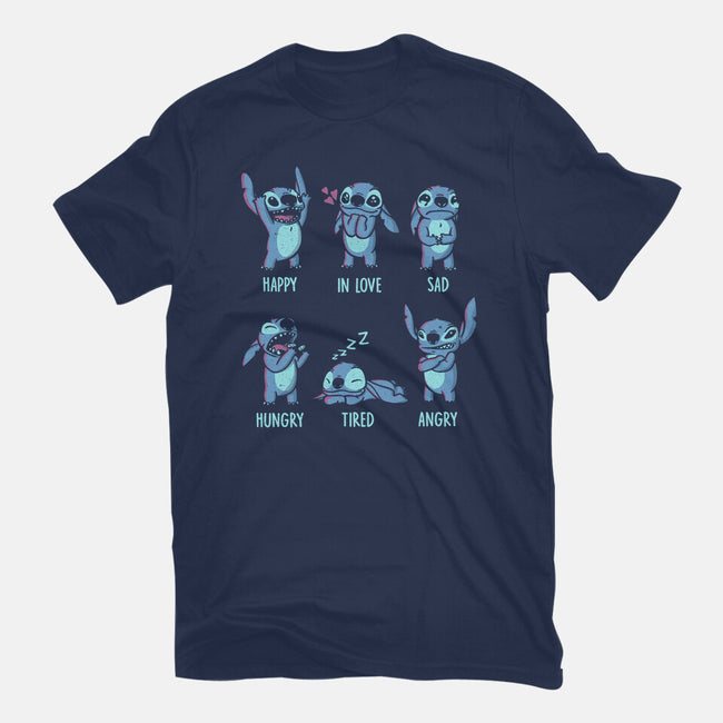Stitch Emotions-Mens-Basic-Tee-yumie