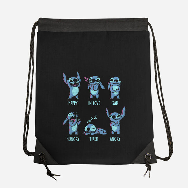 Stitch Emotions-None-Drawstring-Bag-yumie