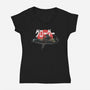 Biker Mando-Womens-V-Neck-Tee-zascanauta
