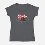 Biker Mando-Womens-V-Neck-Tee-zascanauta