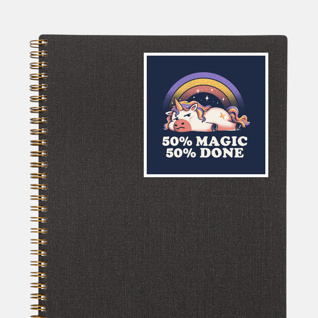 Magic And Done-None-Glossy-Sticker-eduely