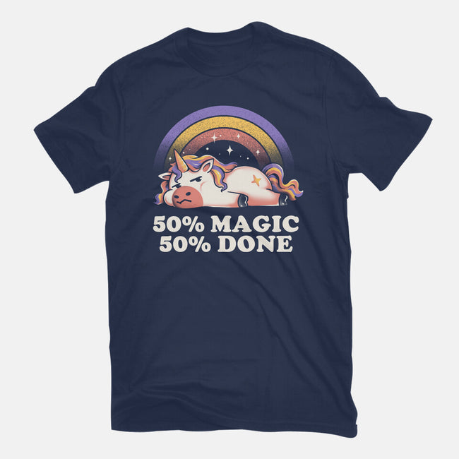 Magic And Done-Womens-Fitted-Tee-eduely
