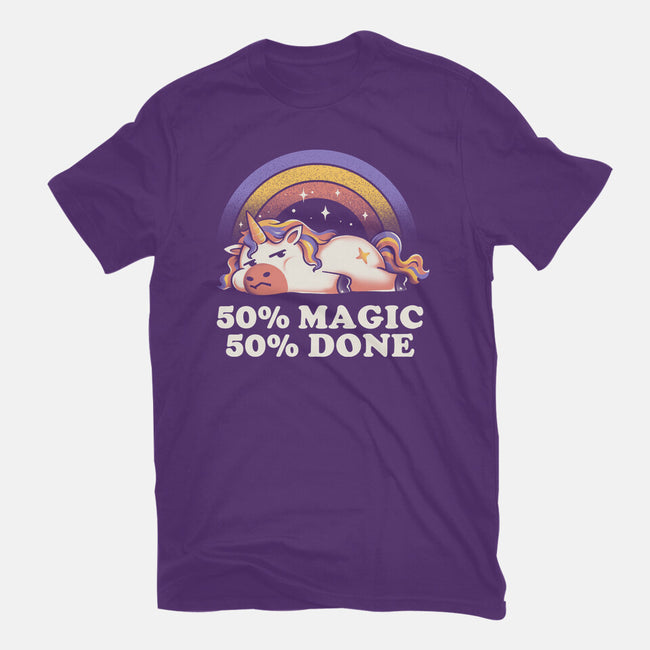Magic And Done-Womens-Fitted-Tee-eduely