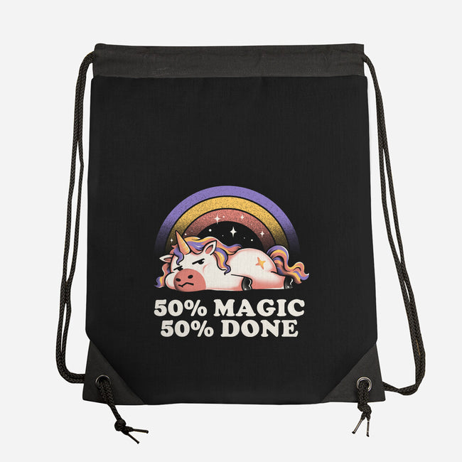 Magic And Done-None-Drawstring-Bag-eduely
