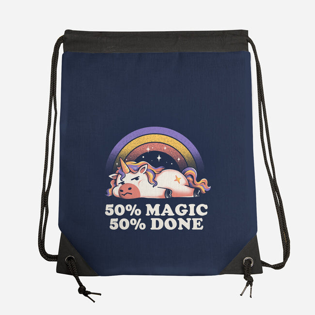 Magic And Done-None-Drawstring-Bag-eduely