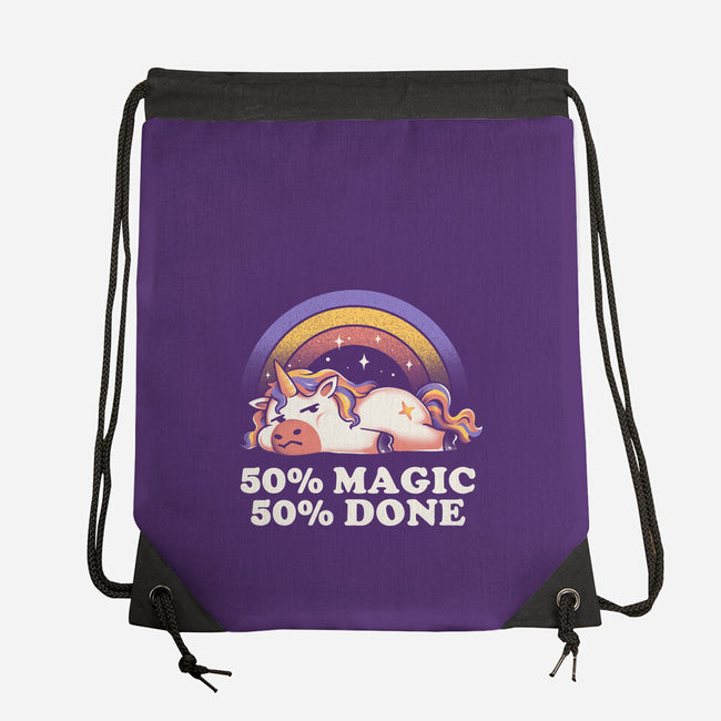 Magic And Done-None-Drawstring-Bag-eduely
