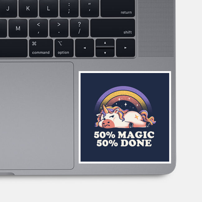 Magic And Done-None-Glossy-Sticker-eduely