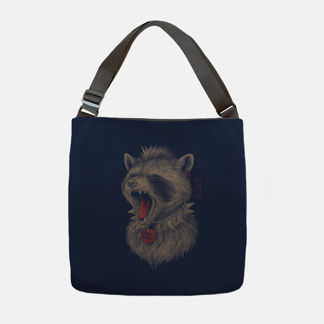 Metal Raccoon-None-Adjustable Tote-Bag-eduely