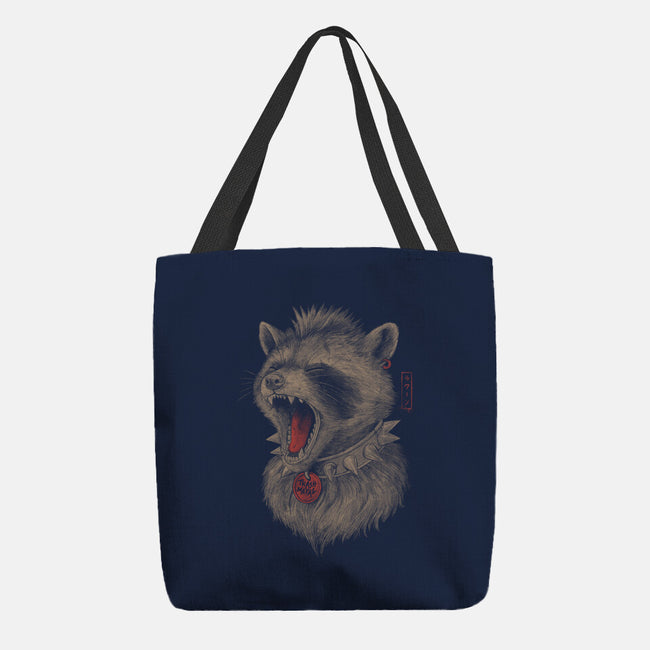 Metal Raccoon-None-Basic Tote-Bag-eduely