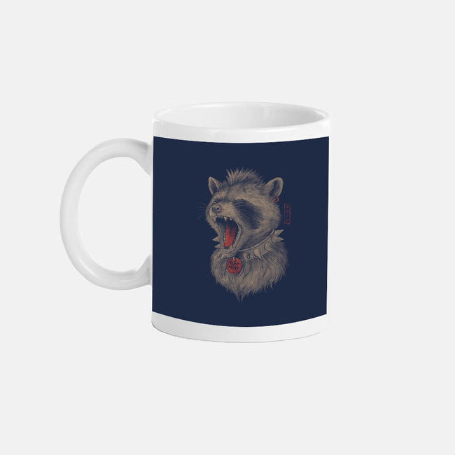 Metal Raccoon-None-Mug-Drinkware-eduely