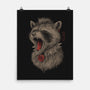 Metal Raccoon-None-Matte-Poster-eduely