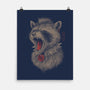 Metal Raccoon-None-Matte-Poster-eduely
