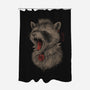 Metal Raccoon-None-Polyester-Shower Curtain-eduely