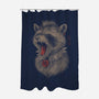 Metal Raccoon-None-Polyester-Shower Curtain-eduely