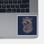 Metal Raccoon-None-Glossy-Sticker-eduely