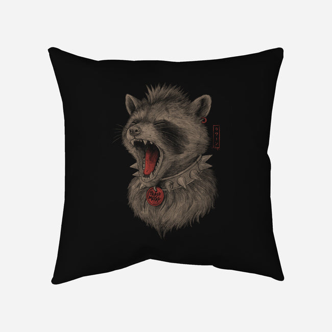 Metal Raccoon-None-Removable Cover w Insert-Throw Pillow-eduely