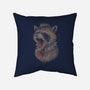 Metal Raccoon-None-Removable Cover w Insert-Throw Pillow-eduely