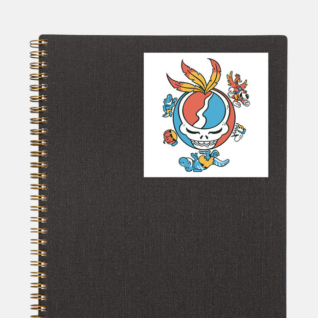 Grateful Bear-None-Glossy-Sticker-Henrique Torres