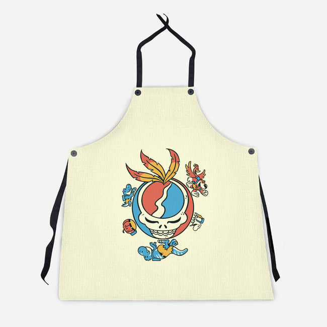 Grateful Bear-Unisex-Kitchen-Apron-Henrique Torres