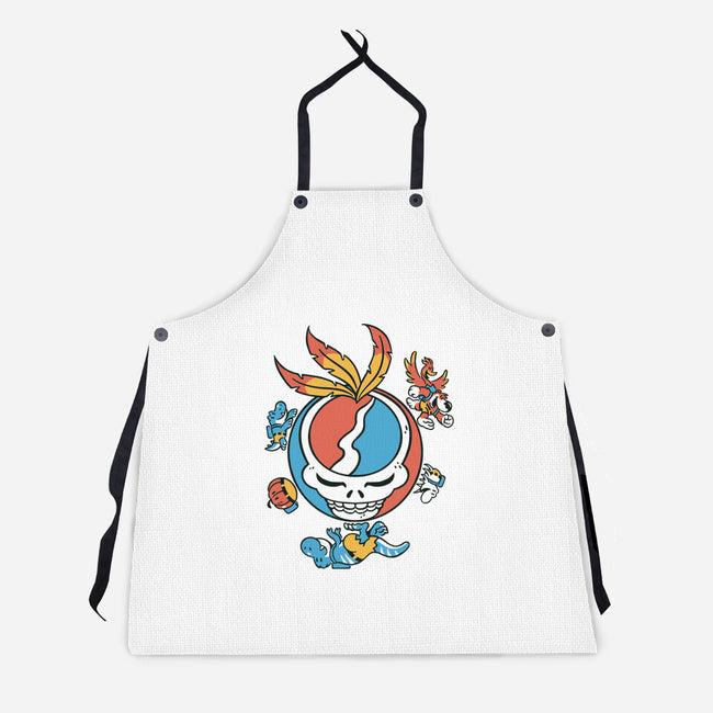 Grateful Bear-Unisex-Kitchen-Apron-Henrique Torres