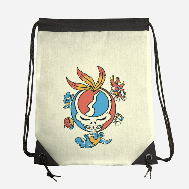 Grateful Bear-None-Drawstring-Bag-Henrique Torres