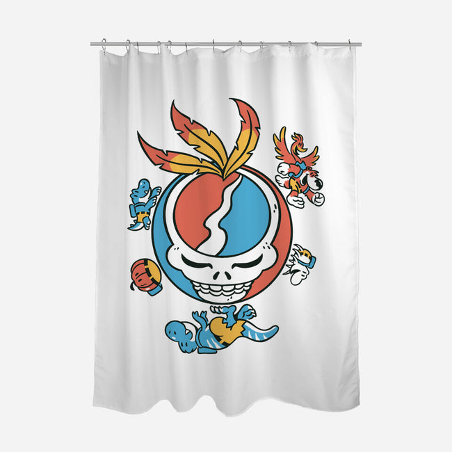 Grateful Bear-None-Polyester-Shower Curtain-Henrique Torres