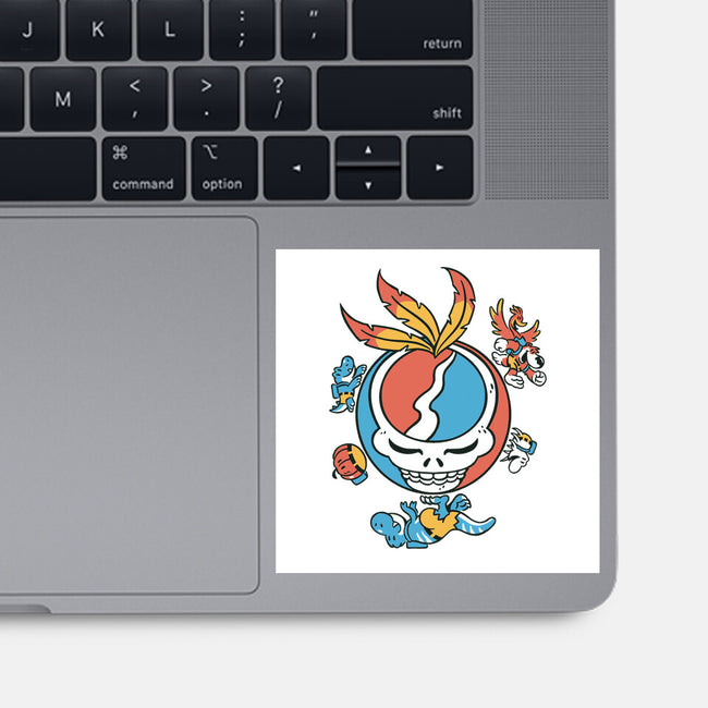 Grateful Bear-None-Glossy-Sticker-Henrique Torres