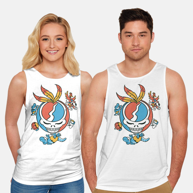 Grateful Bear-Unisex-Basic-Tank-Henrique Torres